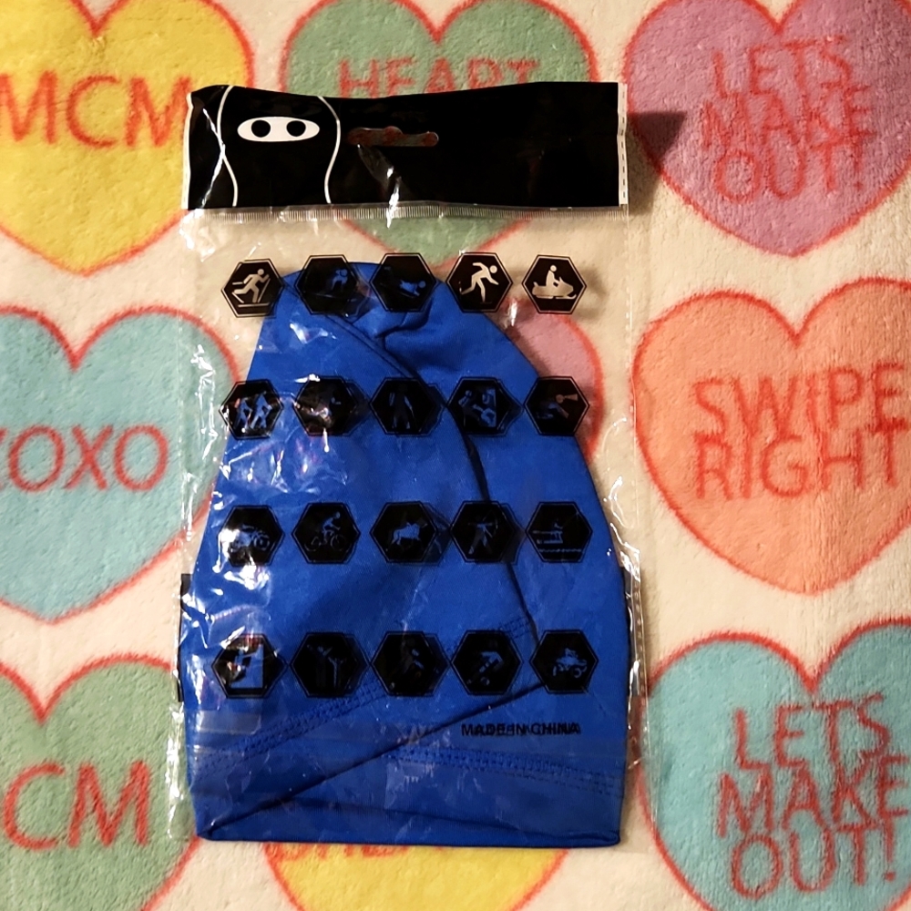 Ski Mask Bandana Face Mask Blue - Picture 1 of 1
